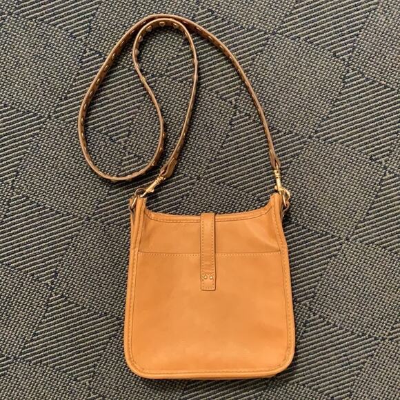 Steve Madden Bag Crossbody Purse Light Brown with Gold Accents - Picture 8 of 8